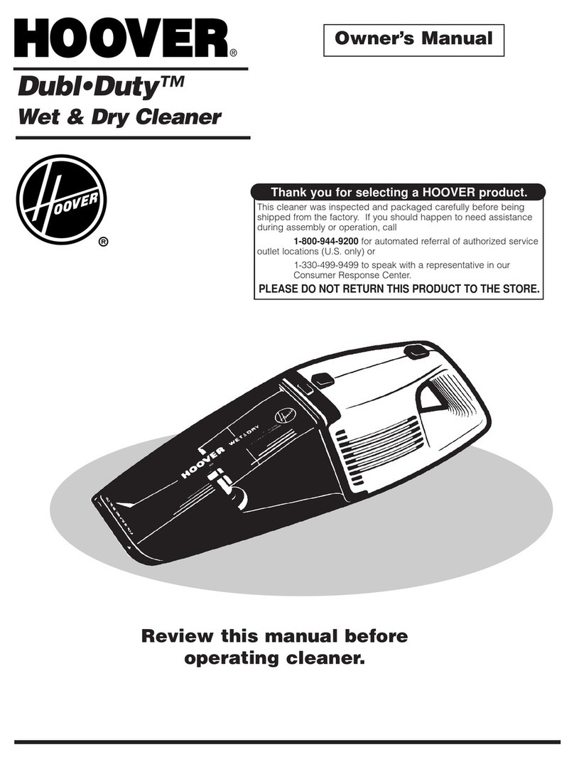 Hoover Dubl-Duty User manual