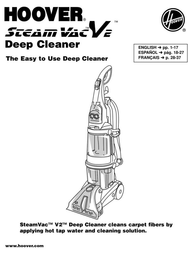 Hoover SteamVac V2 user manual