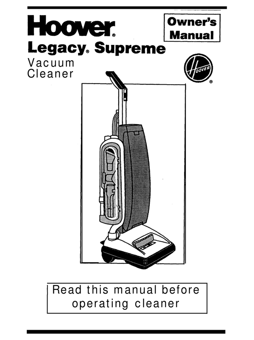 Hoover Legacy Supreme S2200 User manual