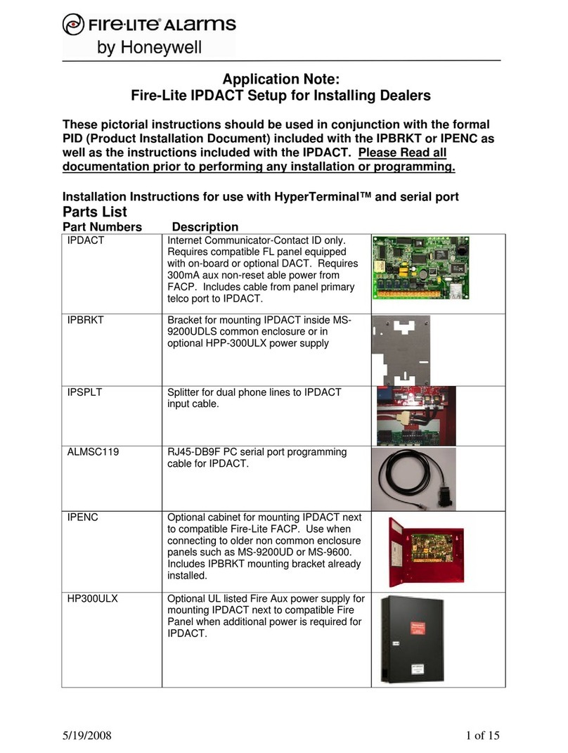 Honeywell Smoke Alarm user manual