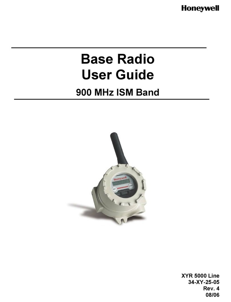 Honeywell ISM BAND XYR 5000 LINE User manual Honeywell ISM BAND XYR 5000 LINE User manual