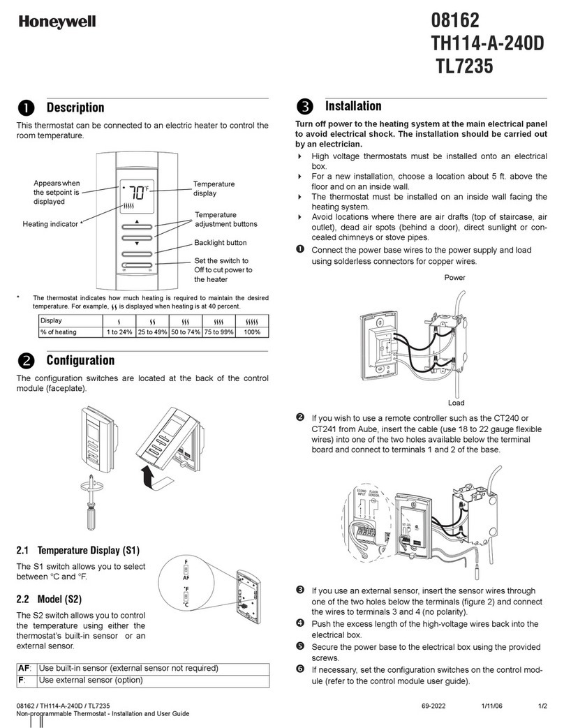 Honeywell 8162 User manual Honeywell 8162 User manual