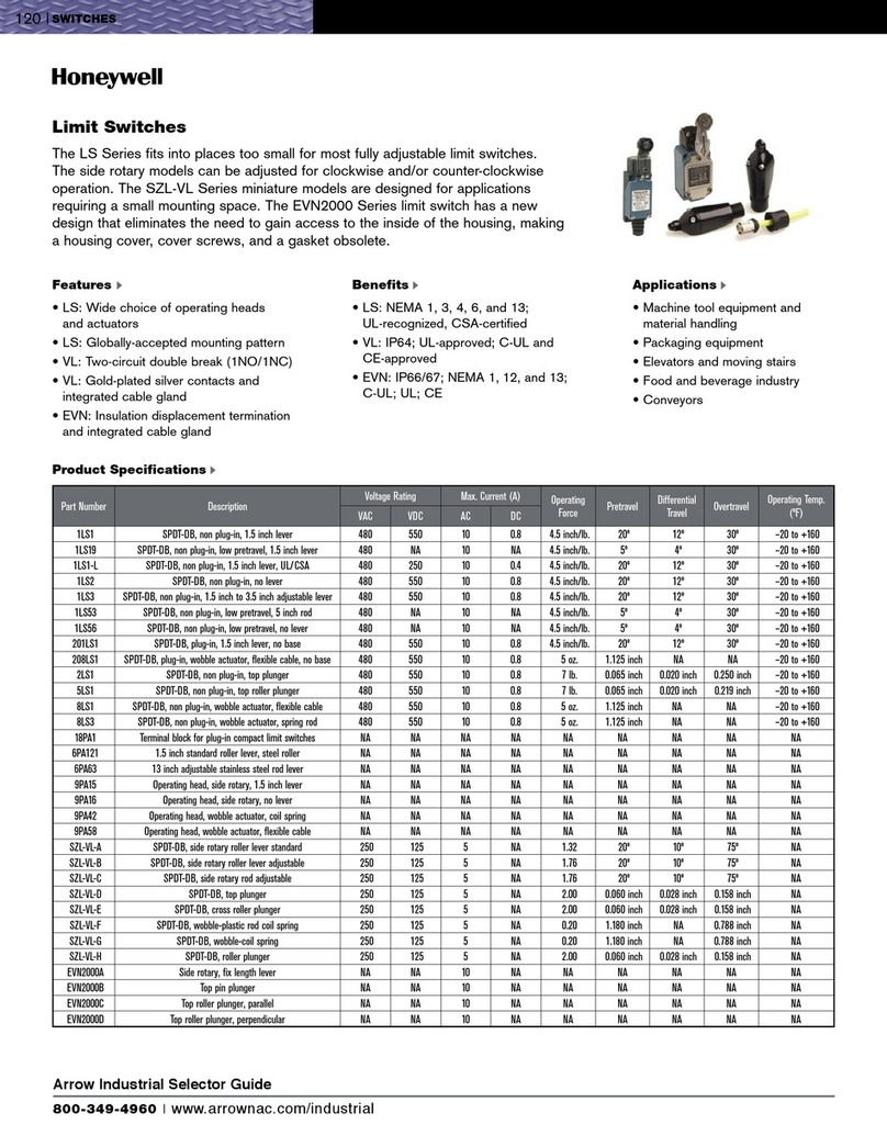 Honeywell EVN2000 Series Installation instructions