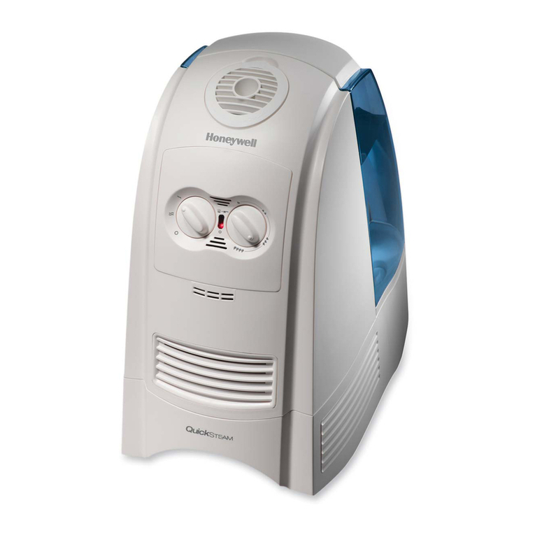 Honeywell HWM331 - 3 Gl. QuickSteam Warm Mist... User manual