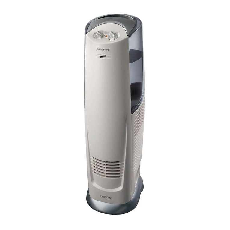 Honeywell HCM300T - Quiet Care 3.0 Gallon Ultraviolet Tower... User manual