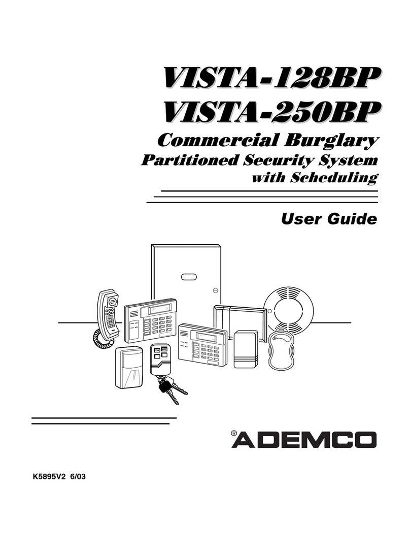 Honeywell VISTA-128BP User manual