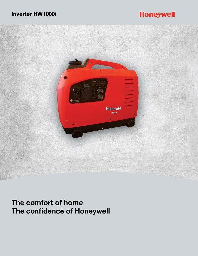 Honeywell HW1000i - Portable Inverter Generator User manual
