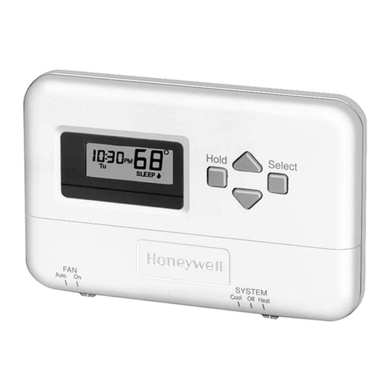Honeywell Tradeline T8024D Operation manual