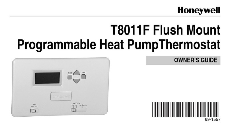 Honeywell T8011F User manual
