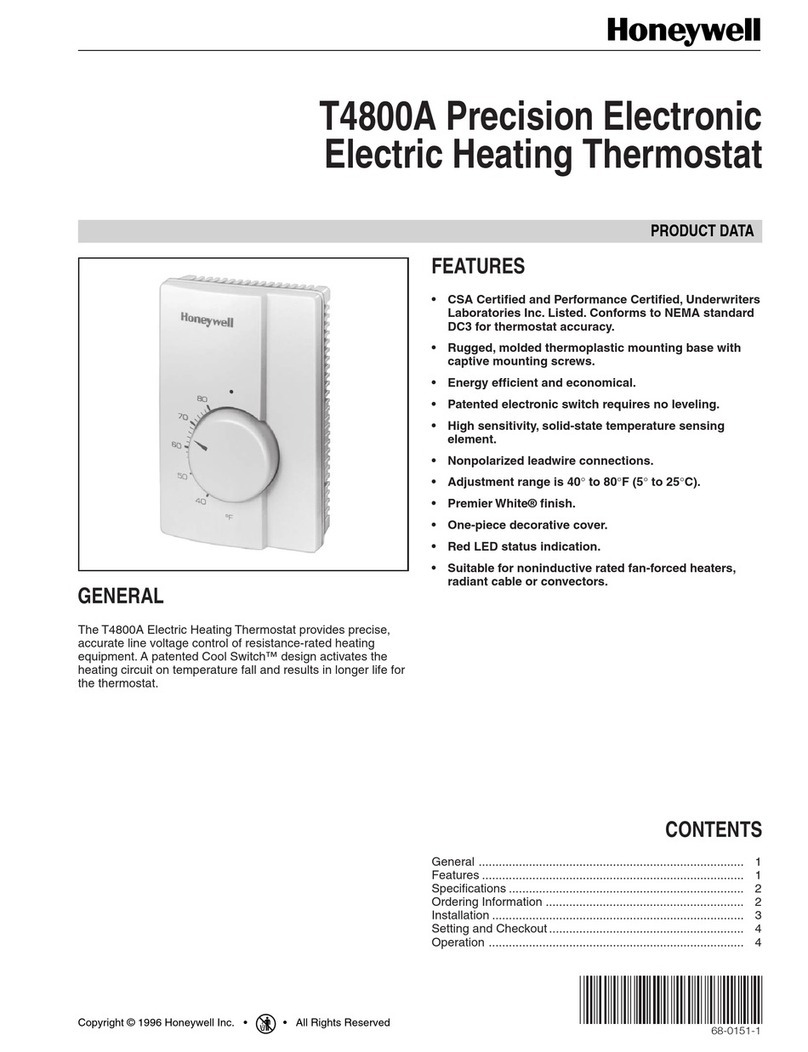 Honeywell T4800A Operation manual