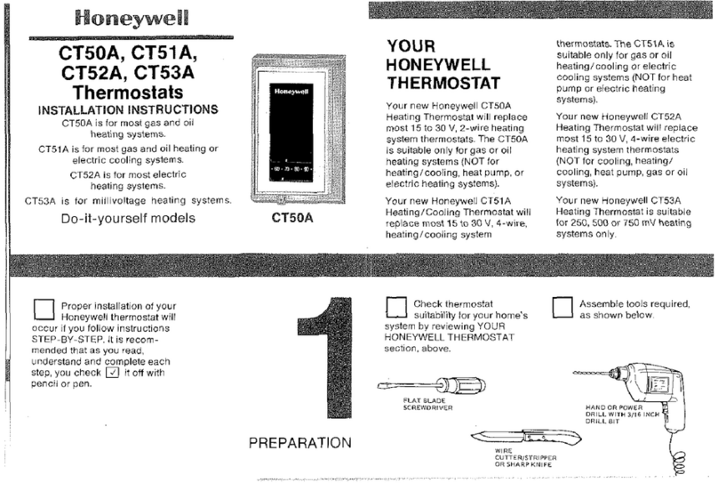 Honeywell CT50A User manual Honeywell CT50A User manual