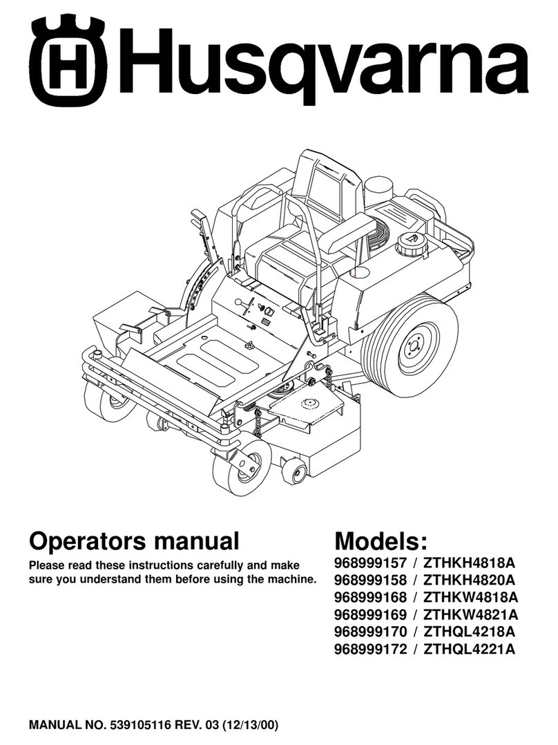Husqvarna ZTHKH4818A Operator's manual