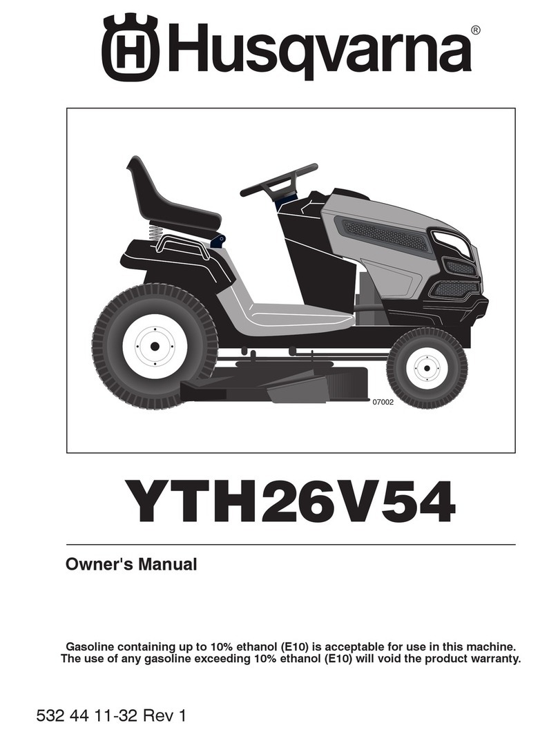 Husqvarna YTH26V54 User manual