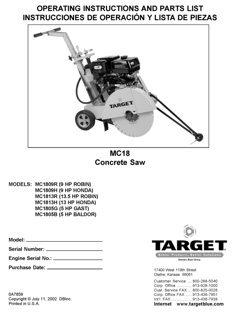 Target MC18 Use and care manual