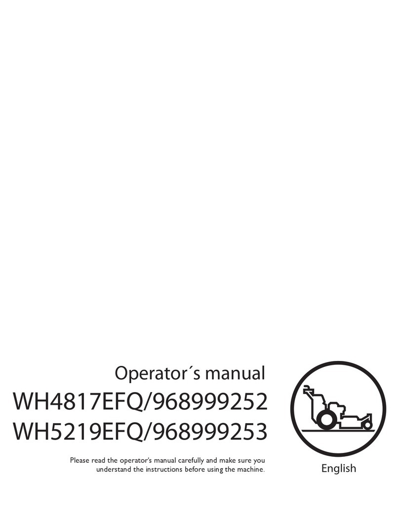 Husqvarna WH4817EFQ2, WH5219EFQ Operator's manual