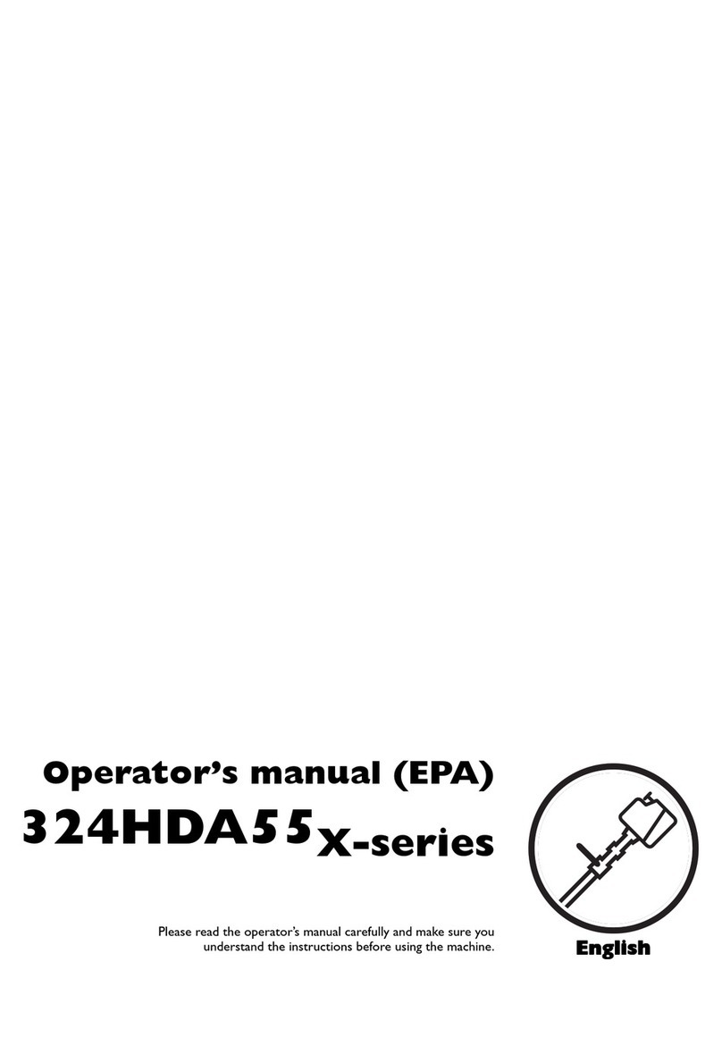 Husqvarna 324HDA55 X-series Operator's manual