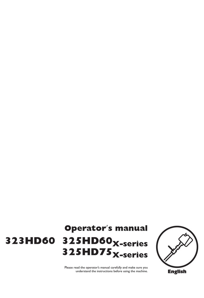Husqvarna 323HD60 Operator's manual