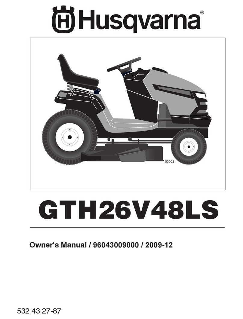 Husqvarna GTH26V48LS owner's manual