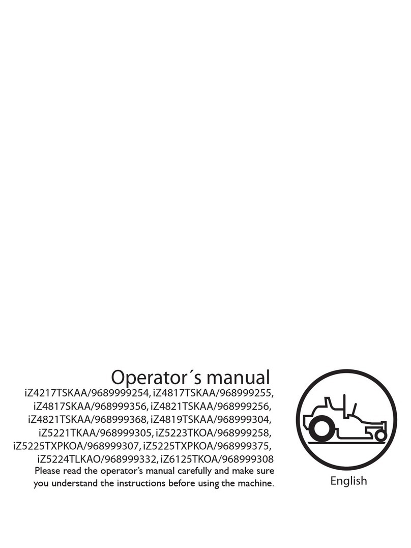 Husqvarna iZ4217TSKAA/9689999254 Operator's manual