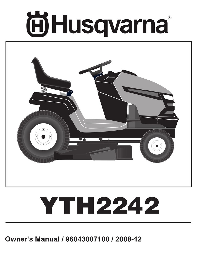 Husqvarna YTH2242 TF owner's manual
