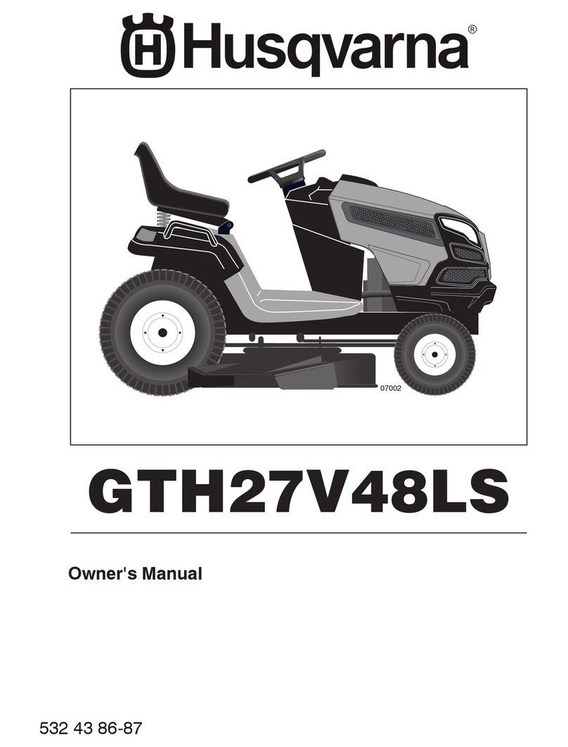 Husqvarna GTH27V48LS owner's manual