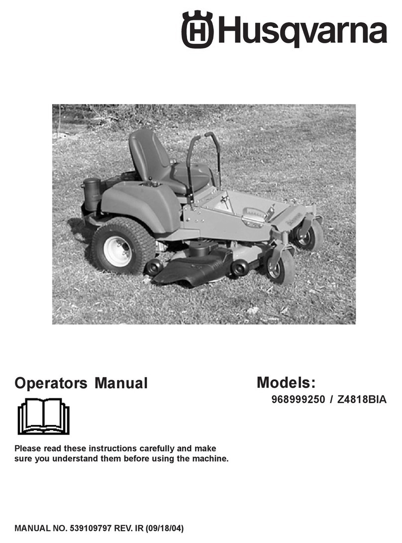 Husqvarna 968999250 Operator's manual