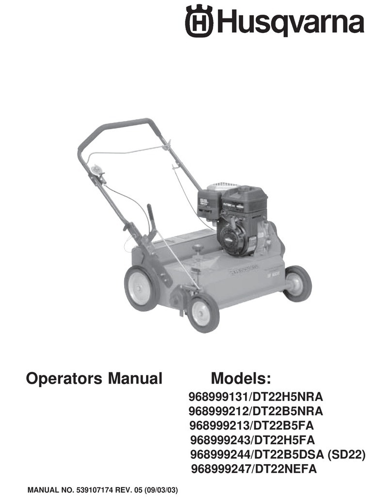 Husqvarna DT22B5DSA User manual