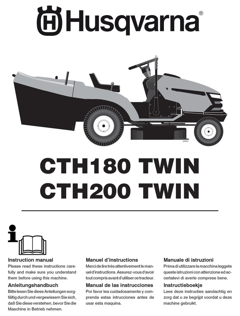 Husqvarna CTH180 TWIN instruction manual