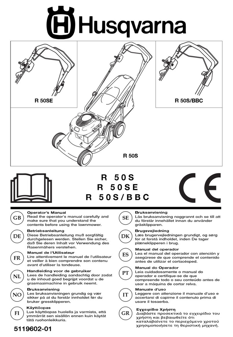 Husqvarna R 50S Operator's manual