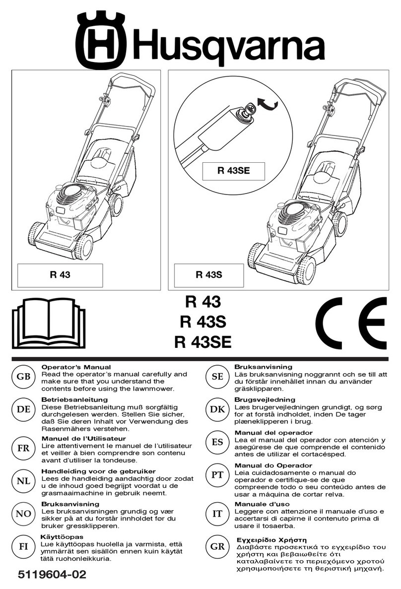 Husqvarna R 43 Operator's manual