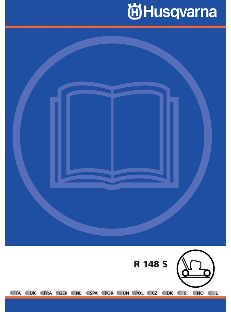 Husqvarna R 148 S User manual