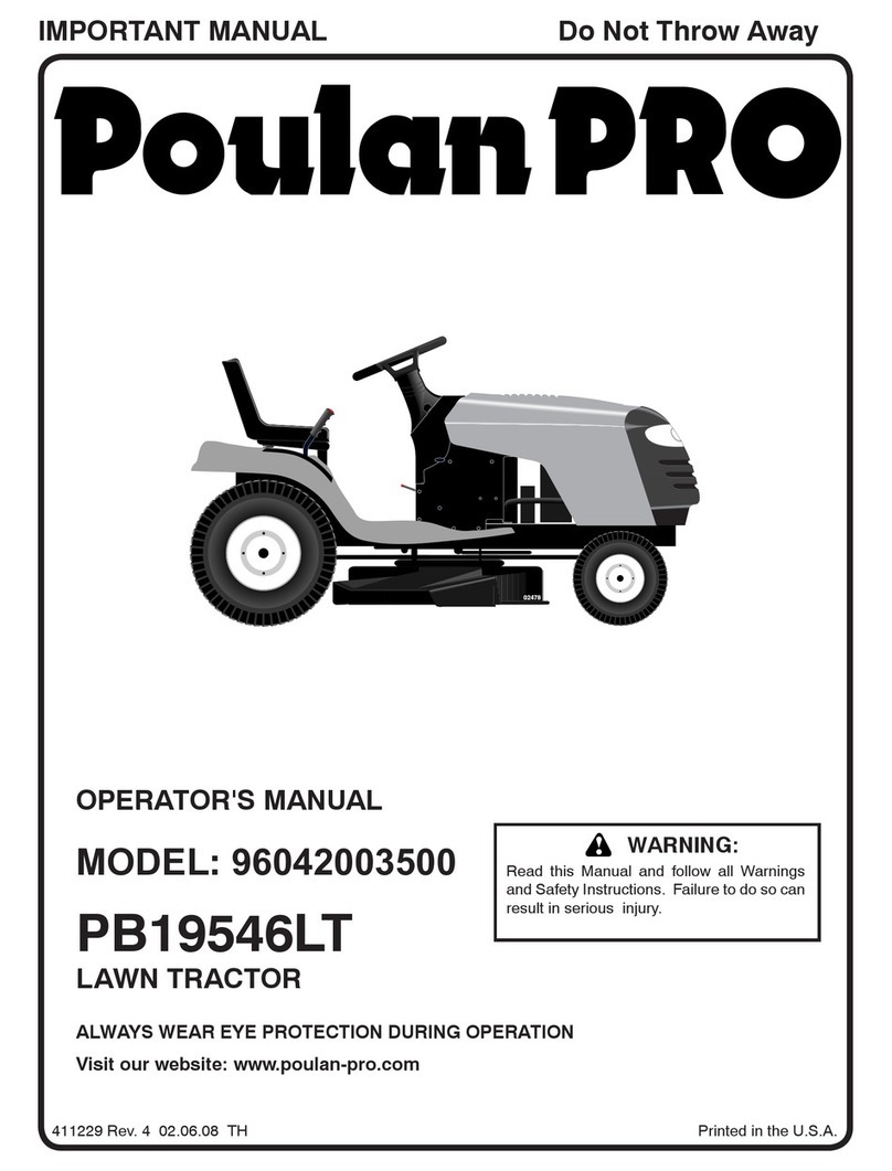 Poulan Pro PB19546LT Operator's manual Poulan Pro PB19546LT Operator's manual