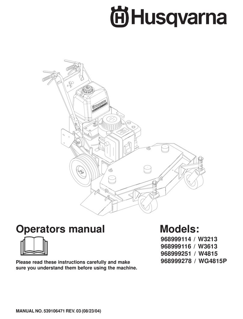 Husqvarna W3213 Operator's manual