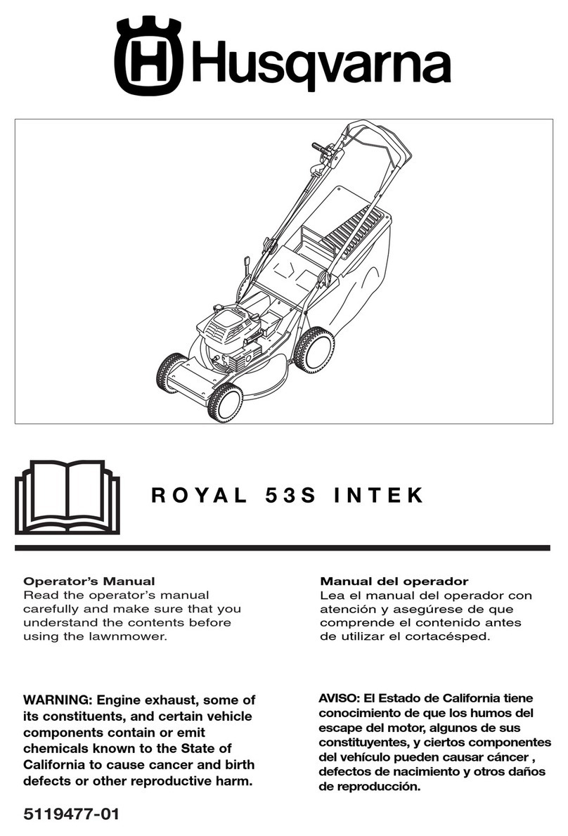 Husqvarna Royal 53S INTEK User manual Husqvarna Royal 53S INTEK User manual