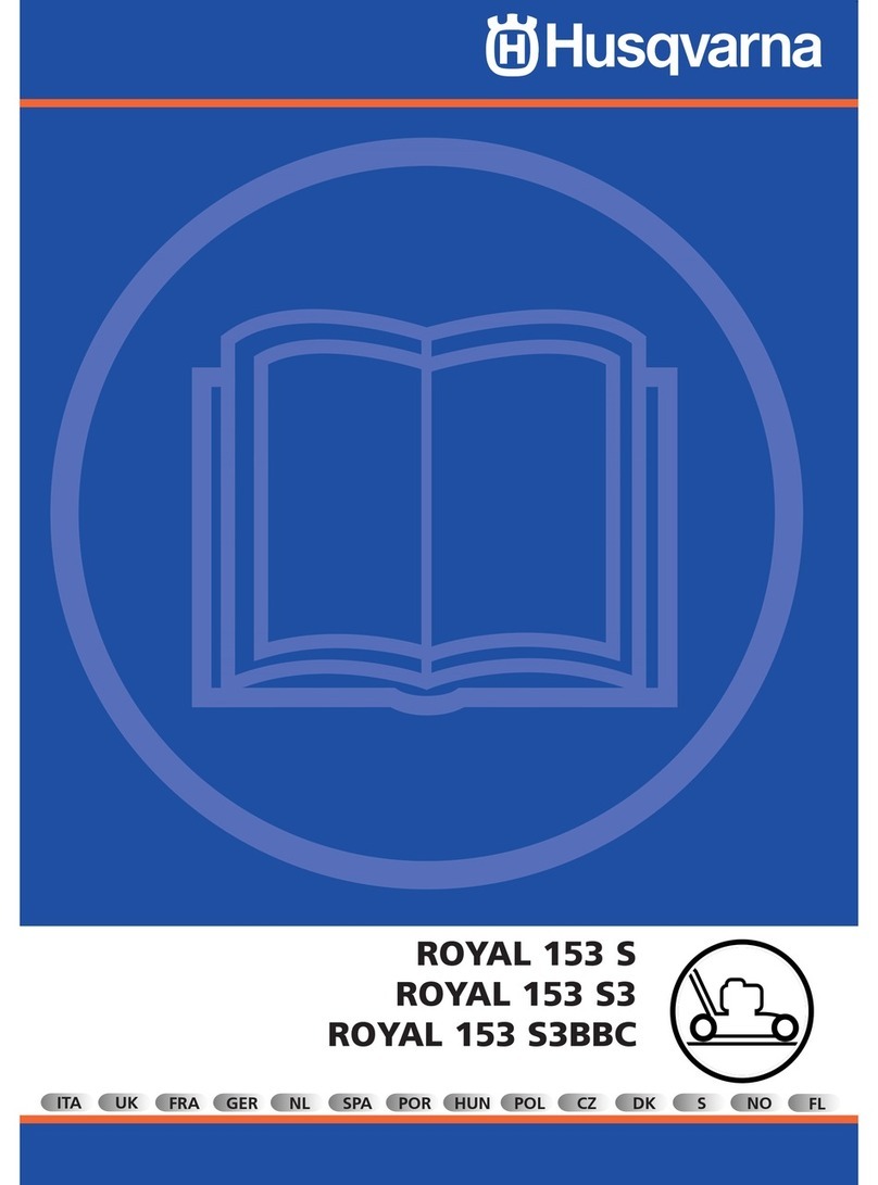 Husqvarna Royal 153 S User manual