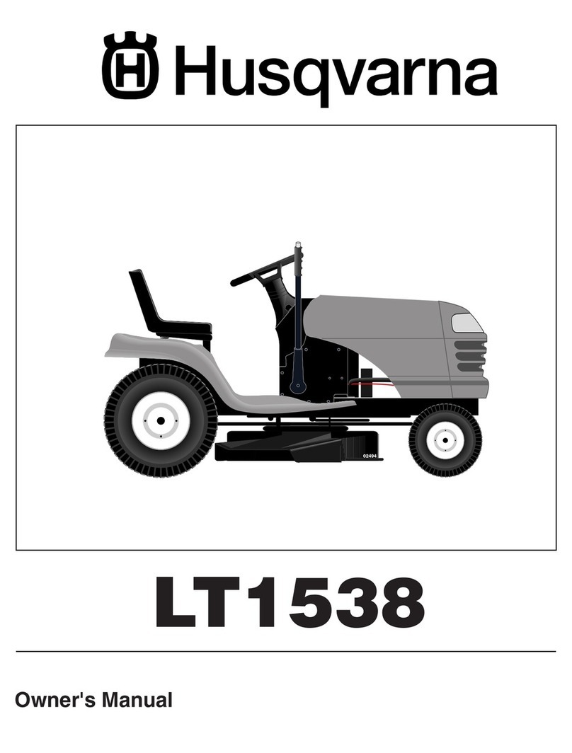 Husqvarna LT1538 owner's manual