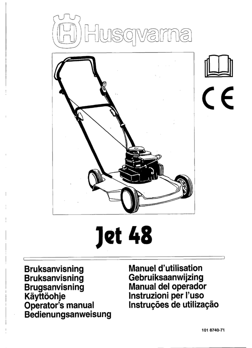 Husqvarna Jet 48 Operator's manual