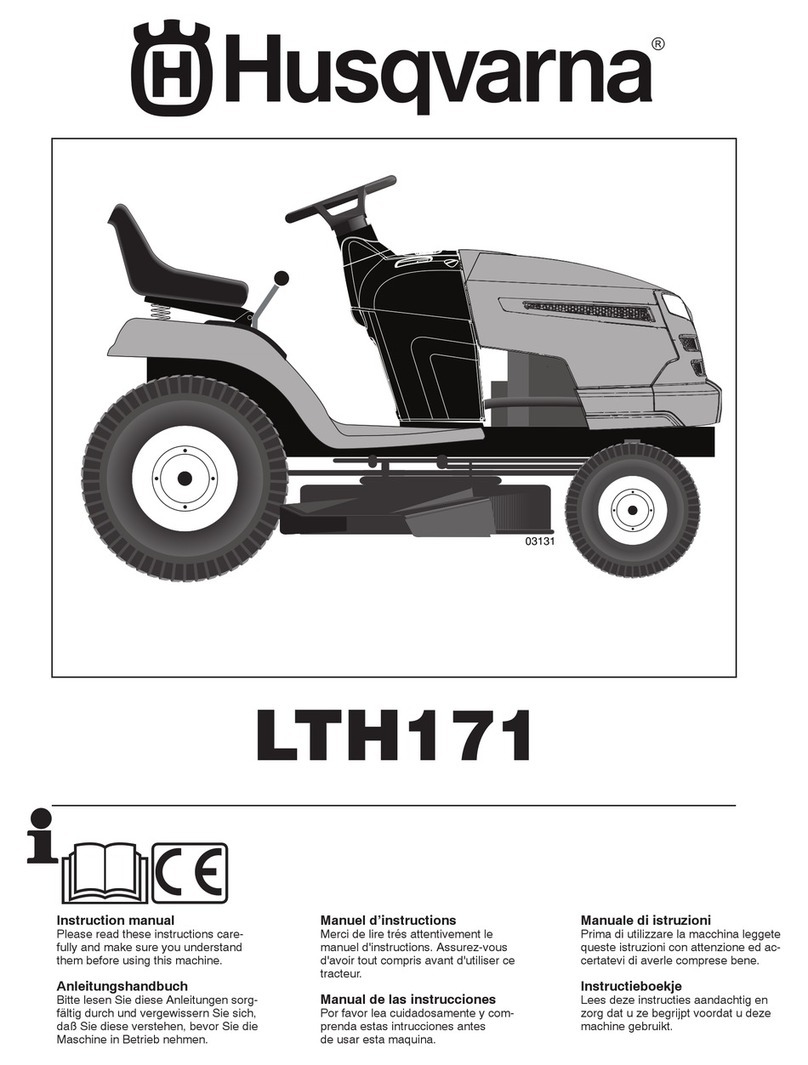 Husqvarna LTH171 instruction manual