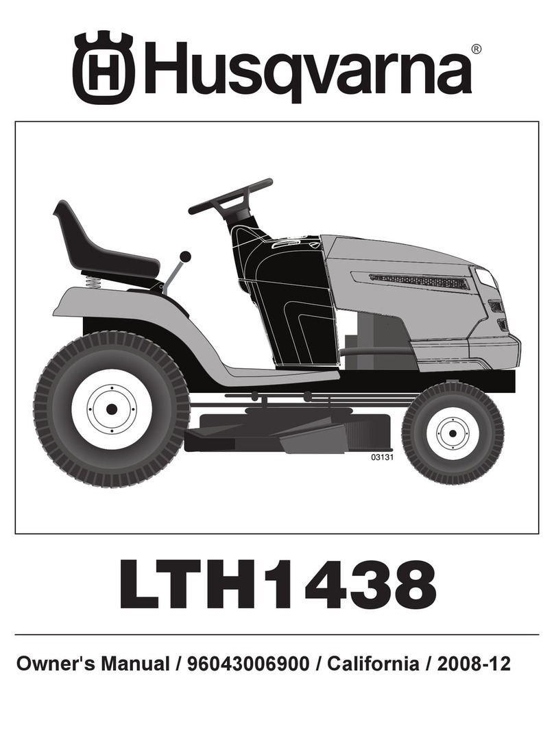 Husqvarna LTH1438 owner's manual