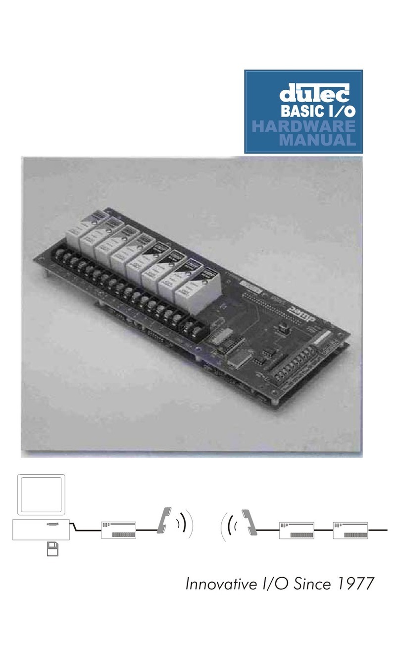 Dutec Basic I/O Product Hardware manual