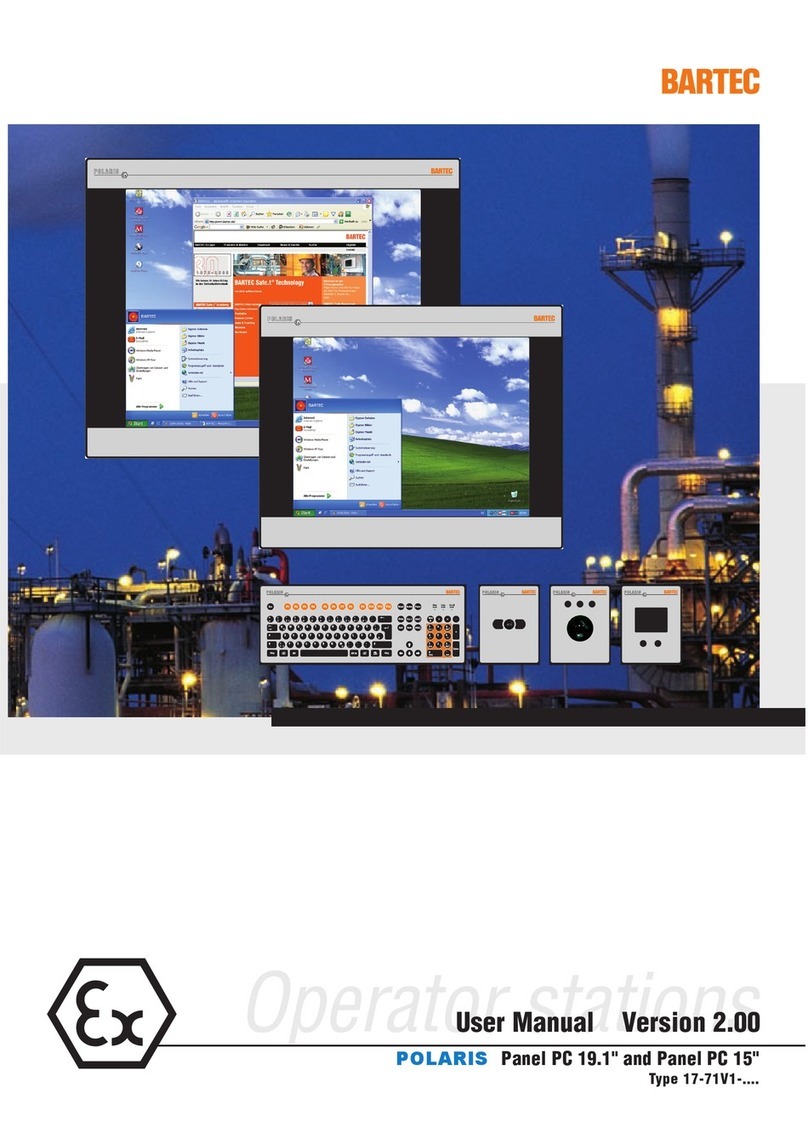 Bartec POLARIS Panel PC 19.1" user manual