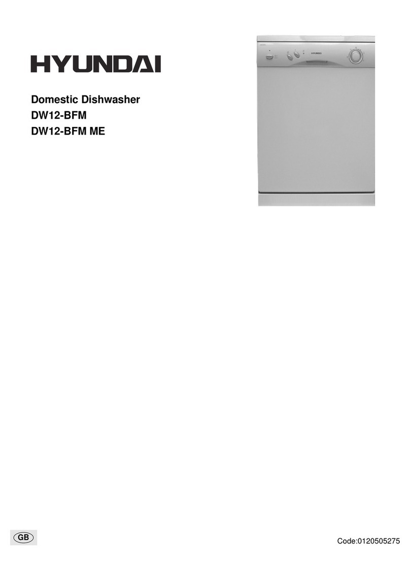 Hyundai DW12-BFM ME owner's manual