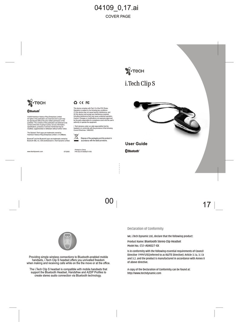 i. Tech Dynamic Clip S user guide