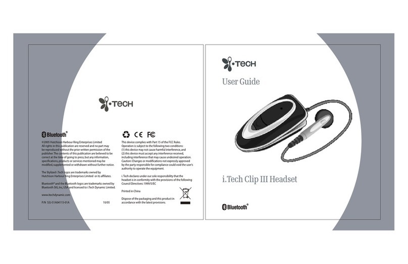 i. Tech Dynamic Clip III User manual
