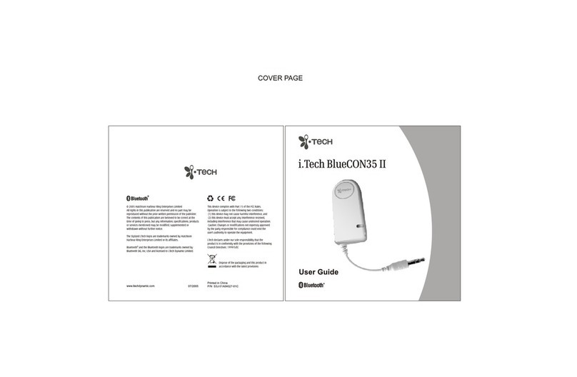 i. Tech Dynamic BlueCON35 II user guide