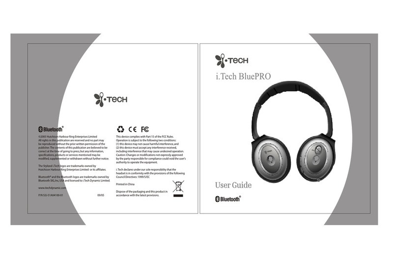 i. Tech Dynamic BluePRO User manual