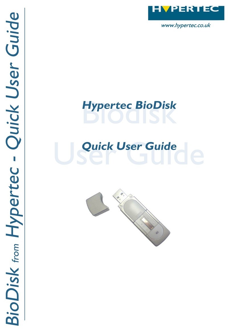 Hypertec BioDisk Quick user guide