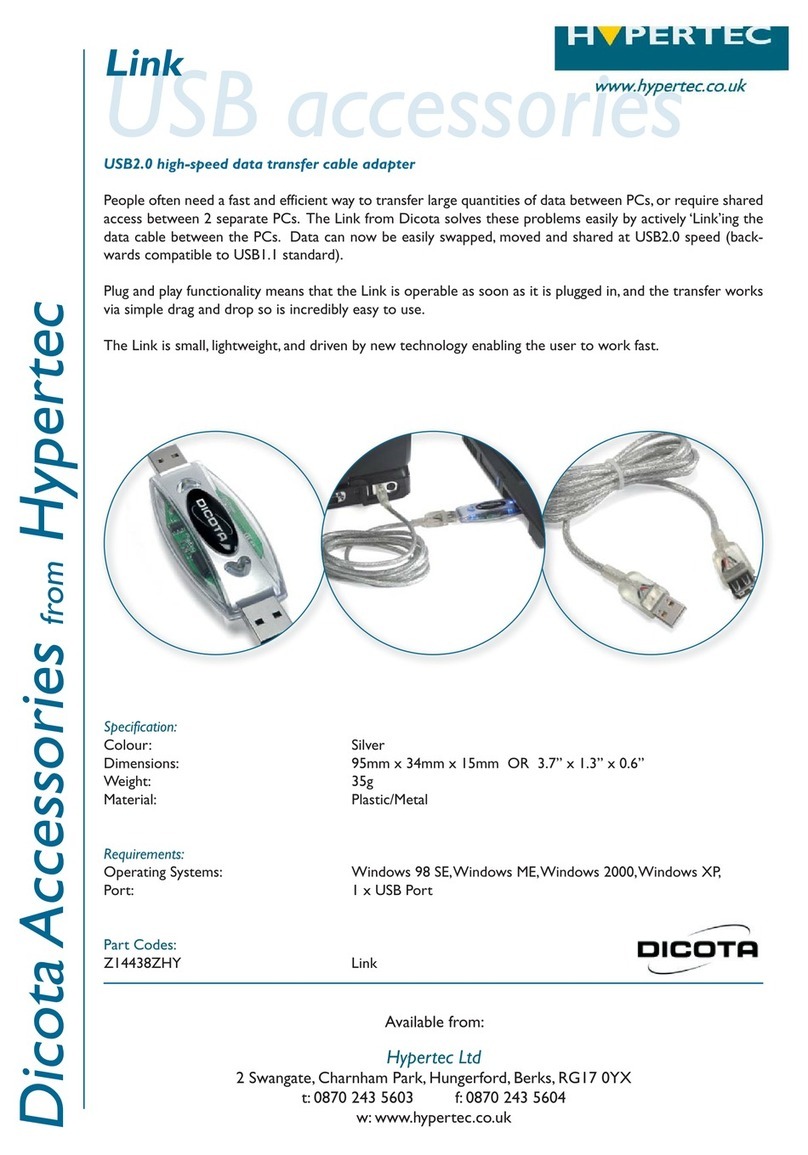 Dicota Link Specifications
