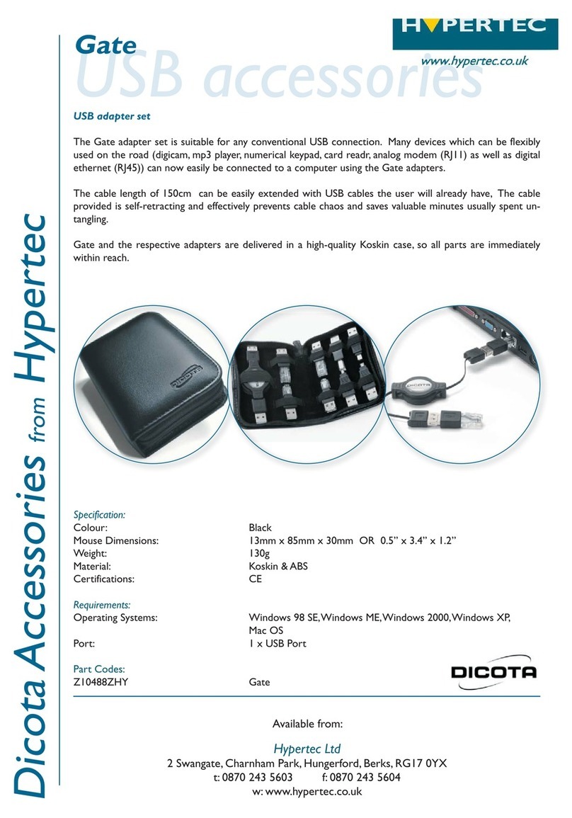 Dicota Dicota Z10488ZHY specification
