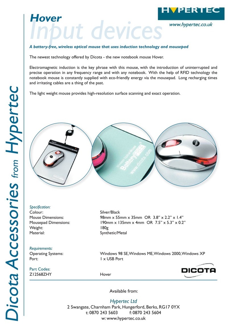 Hypertec Dicota Z12568ZHY datasheet